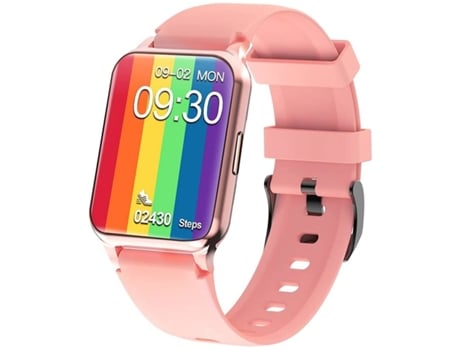 Smartwatch MDUG Monitor de Frequência Cardíaca Rosa