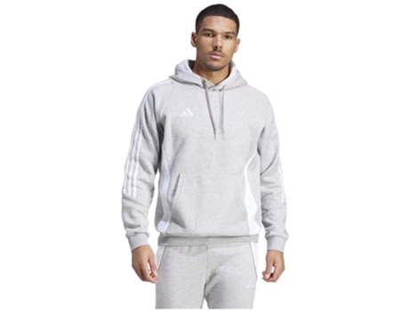 Sudadera de Hombre ADIDAS Capucha Tiro Gris (M)