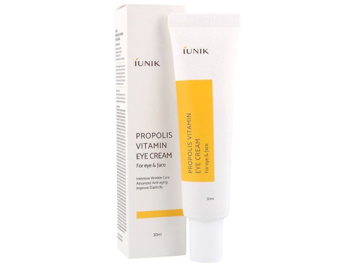 Crema para ojos con vitaminas y propóleo, 30 ml Iunik Crema multifuncional para ojos