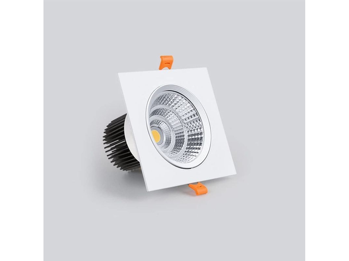 Lámpara De Techo Led Empotrable, Impermeable E Ignífuga, 7w, 6000k, 75mm, Para Baño, Cocina Y Sauna.