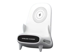 Soporte De Carga Inalámbrica Para Teléfonos Móviles Con Base Estable Y Ángulo Ideal Para El Dormitorio, La Oficina Y Los Viajes.