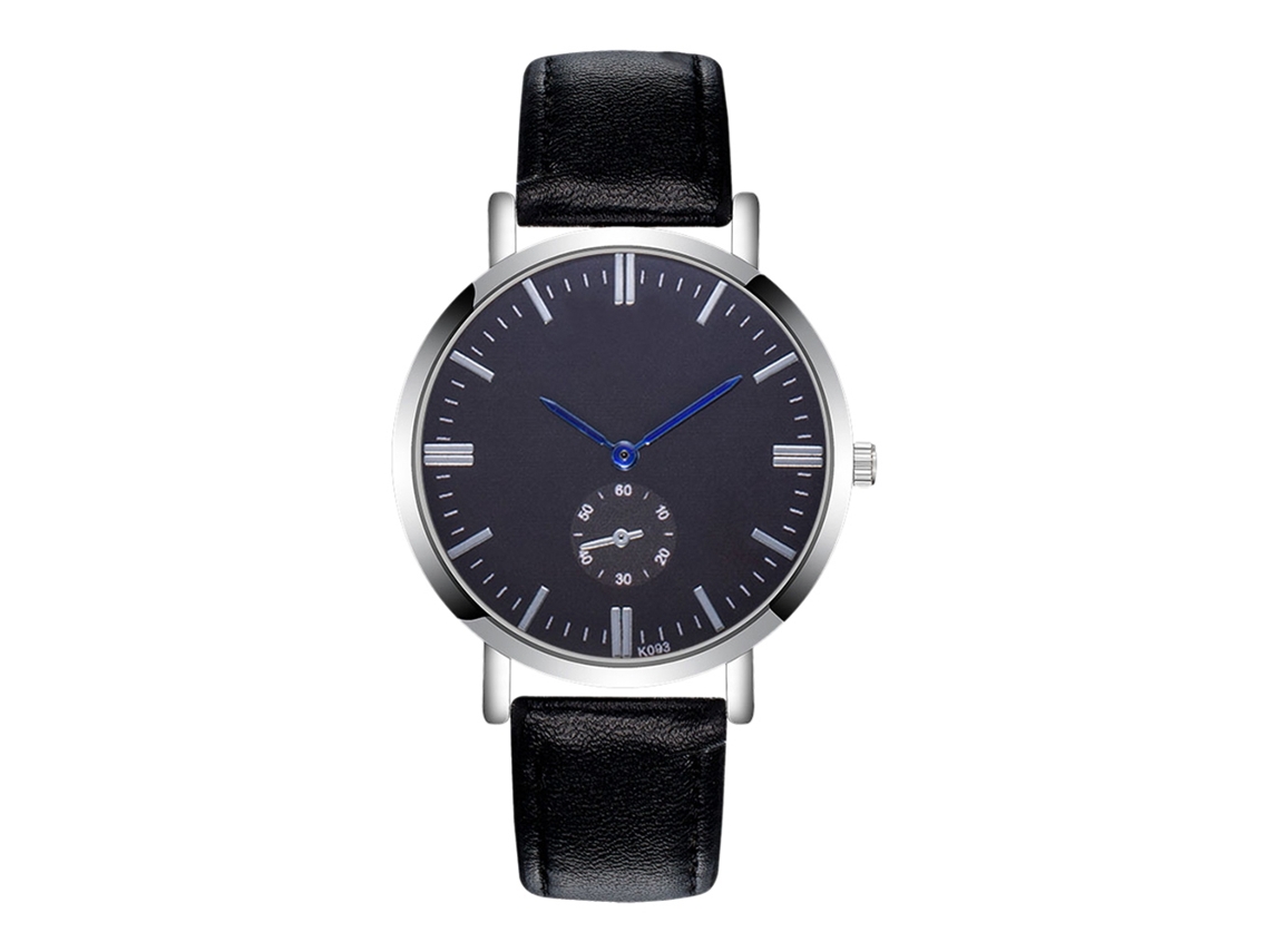 Reloj De Pulsera De Cuarzo Casual Y Moderno Para Hombre Zhoulianfa, Duradero, Color Negro.
