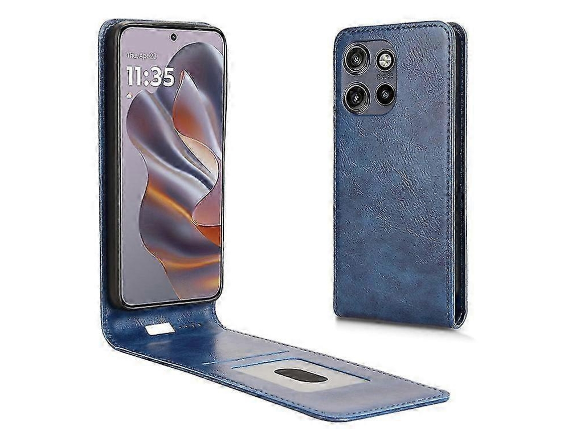 25-26 Phone Case Compatible For Motorola Thinkphone 25 5g / Moto S50 5g / Edge 50 Neo 5g With Card Slot Magnetic Vertical Flip Leath
