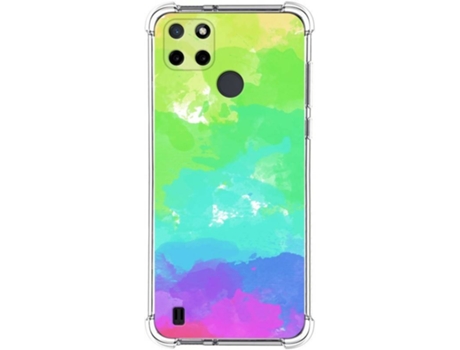 Carcasa Realme C21Y / C25Y TUMUNDOSMARTPHONE Acuarela 03 Multicolor