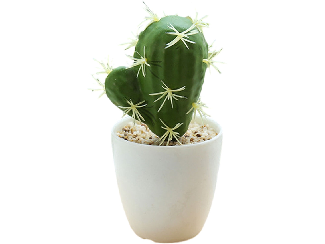 Pequeña planta tropical artificial simulación cactus bonsái simulación planta en maceta TRUYUETY