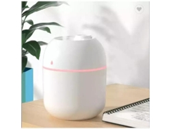 Mini Humidificador Usb Con Modos De Niebla Ajustables, Difusor De Aceites Esenciales Y Función De Apagado Automático (blanco)