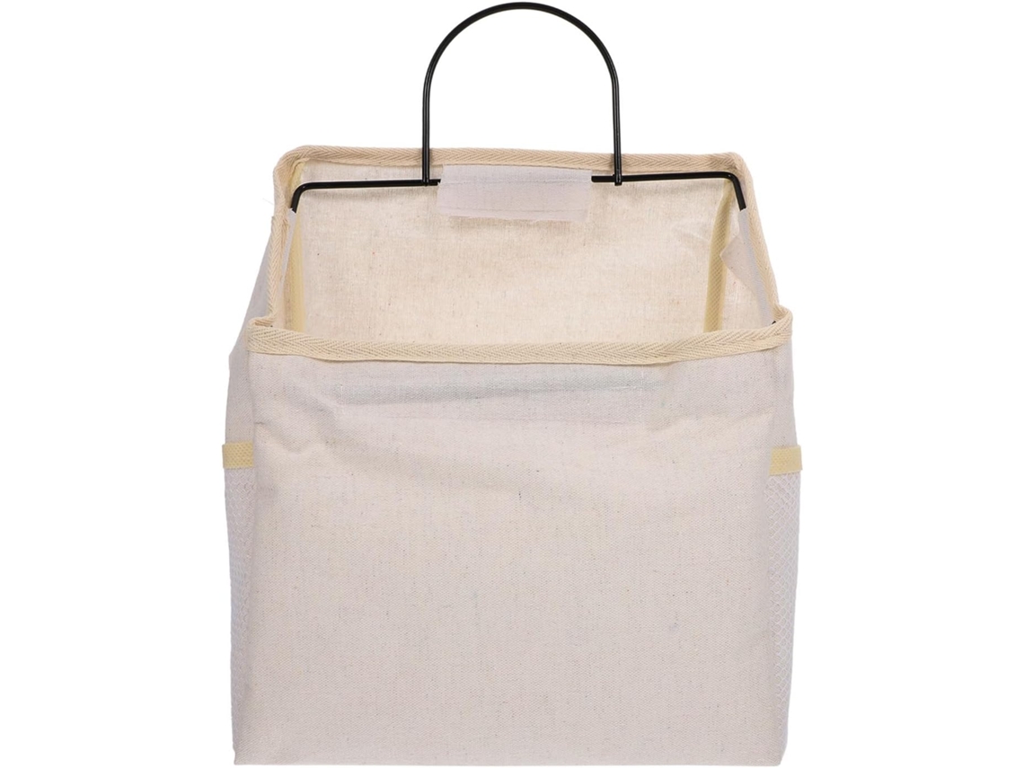 Bolsa de algodón para colgar en la pared - Ideal para la organización del hogar - Gran capacidad - Fácil instalación - GOKOCO