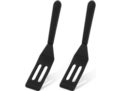 Espátula De Silicona Flexible, Resistente Al Calor Y Antiadherente Para Galletas En Sartenes Pequeñas.