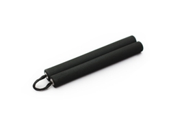 Nunchakus De Espuma Pvc Negro Para Niños Principiantes, Entrenamiento De Kung Fu Con Cuerda