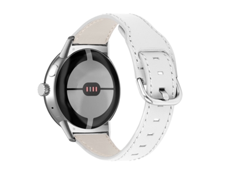 Correa de piel auténtica para Google Pixel Watch - blanco