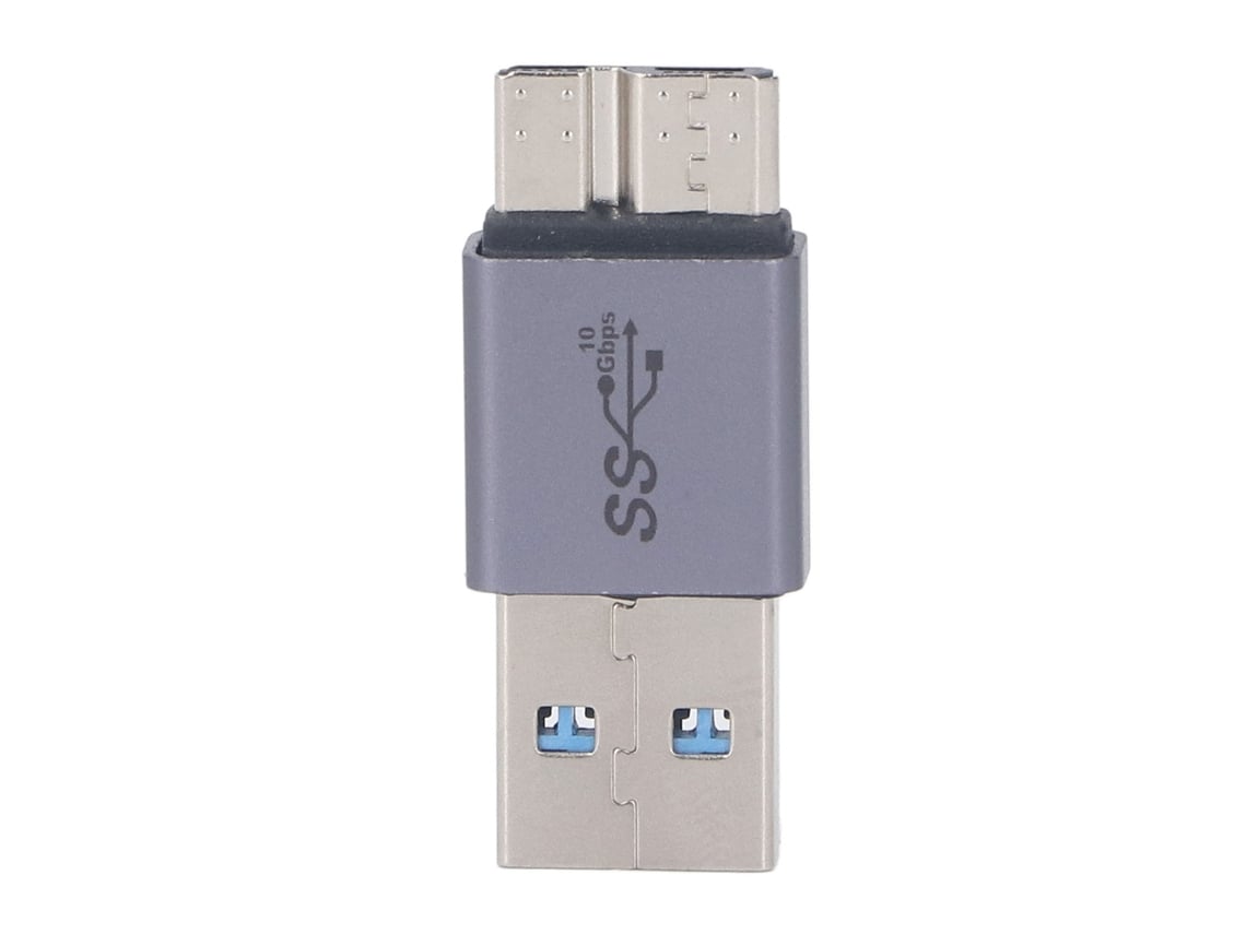 Adaptador Micro B Para A Macho Com Taxa De Transferência Máxima De 10gb Para Transferência De Dados E Carregamento