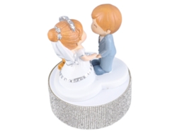 Caja De Música Romántica Giratoria Para Parejas Con Muñecos Besándose, Perfecta Para Regalos Y Decoración.