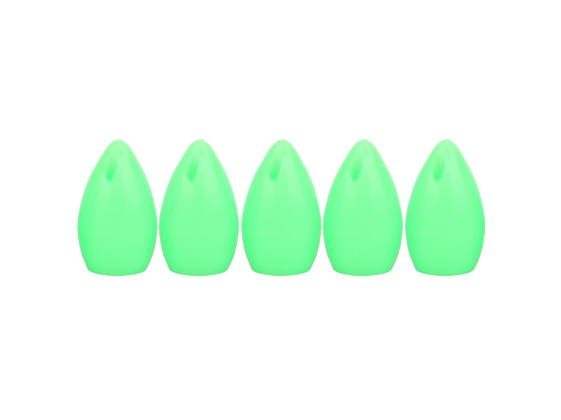 Danu26-50 Piezas Dispositivo De Asistencia De Lanzamiento Long Shot Para Pesca, Anzuelo Volador Flotante Naranja, Herramienta De Pesca Luminosa Verde