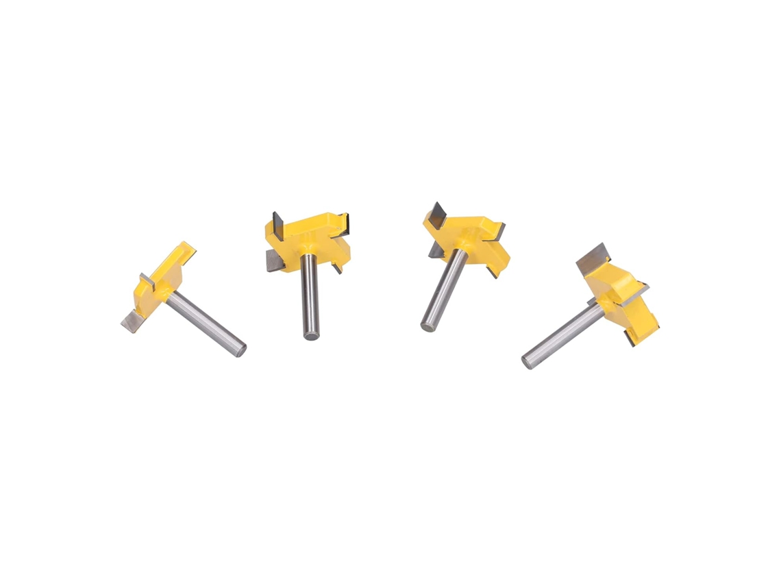 Broca De Fresado Oxidada Duradera De 1/4" Para Rectificado De Carpintería Cnc -