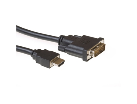 Adaptador de Vídeo ACT Ac7520 2m HDMI USB-A Standard Dvi-D Negro