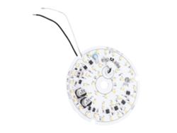 Panel De Luz De Repuesto Para Ventilador De Techo Led 18w 2000lm Regulable 6000k 120v Blanco 3,93 Pulgadas