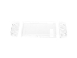 Caja Protectora (transparente Dividida, Compatible Con Dock) Para Consola De Juegos Nintendo Switch Pc Crystal Protective Cover Thin Ns