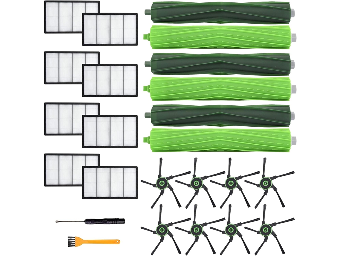 Kit de Acessórios para Irobot Roomba S9 9150 S9 9550 Escova de Rolo de Aspirador de Pó GERTIZ