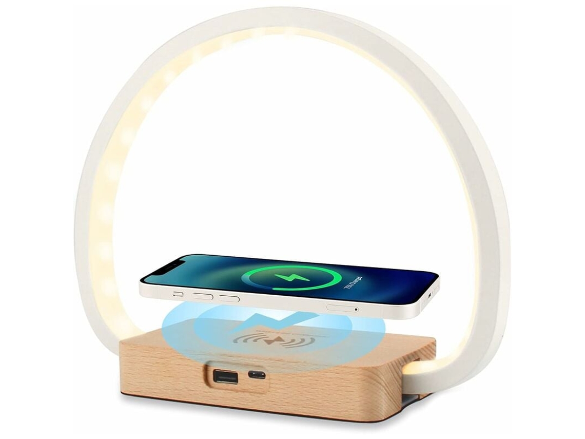 FNINIJEDE Luz de Mesa Sem Fios Carregador/usb