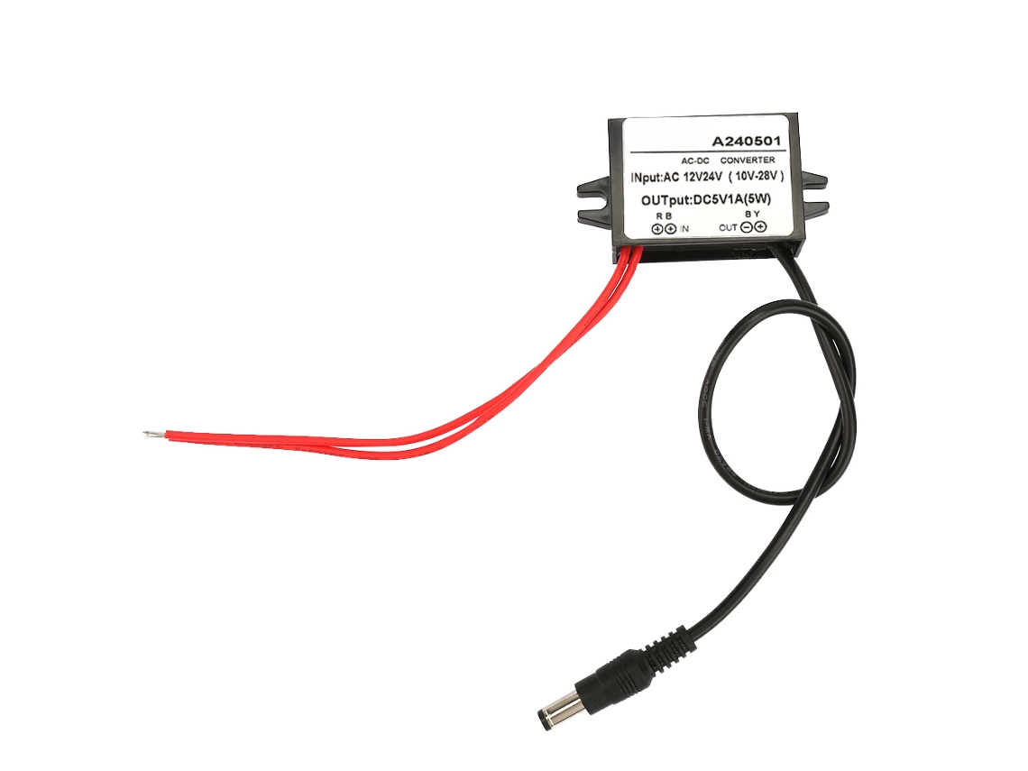 Módulo De Fuente De Alimentación Ac 10-28v A Dc 5v Convertidor Buck Step Down Salida Dc (1a)