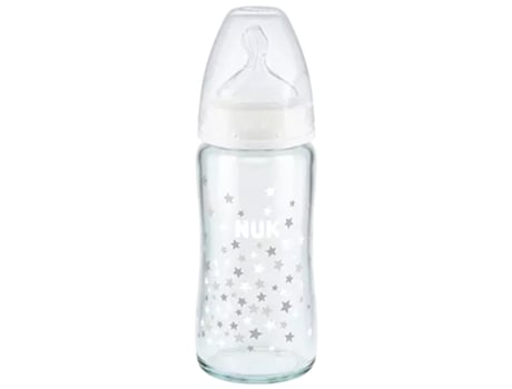 Biberón First Choice de Vidrio 240 Ml 0-6 Meses NUK
