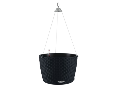 Jardinera LECHUZA Negro Plástico (35x35x23 cm)