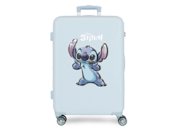 Disney Maleta Mediana Stitch Naughty Abs Azul Claro