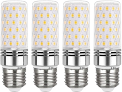 Rebe-bombilla Led E27 16w Blanco Frío 6000k, 1450lm, Equivalente 100w Halógeno, 360°, 230v, No Regulable, Pack De 4