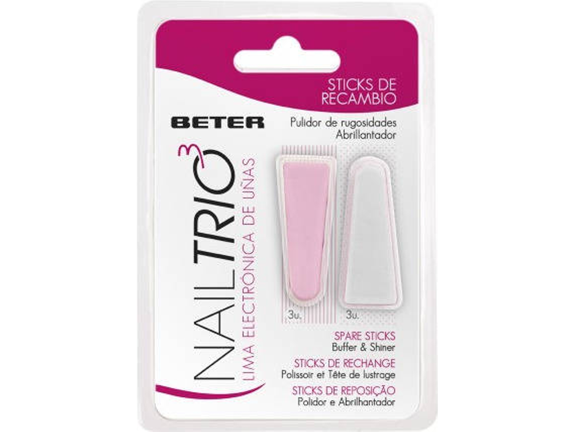 Recarga Lima Eletrónica BETER Nail Trio