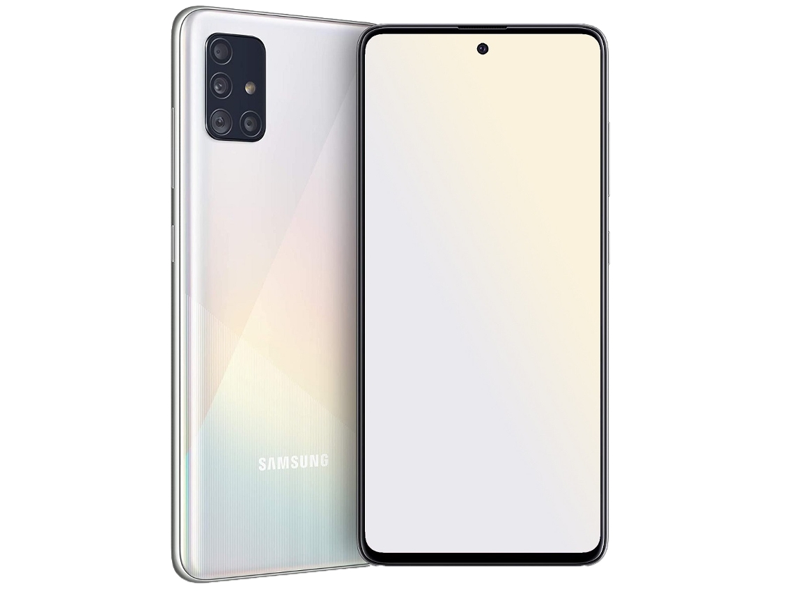 Smartphone SAMSUNG Galaxy A51 Dual-Sim 128 Gb (Reacondicionado Marcas Mínimas - 128 GB - Blanco)