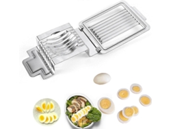 Cortador de huevos escalfados de acero inoxidable para picar y rebanar jamón y embutidos Everley891 (3 horas)