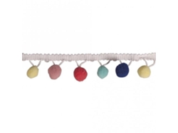 Cinta de pompon pastel 2 m