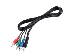 Cable De Vídeo Por Componentes Rgb Con Conector De 3,5 Mm Para Conexión De Audio Y Vídeo Hd, 1,5 M