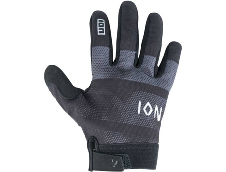 Guantes Unisex ION Scrub Negro para Ciclismo (M)