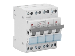 Conmutador De Transferencia Manual De Doble Potencia 4p 63a Rail Din Interruptor De Seguridad Con Interbloqueo