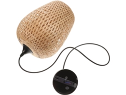 Elegante Lámpara De Techo Rústica De Bambú Para Sala De Estar.