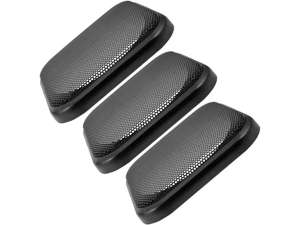 Rejilla De Plástico Cuadrada Reutilizable Para Altavoces De Audio De Coche, Fácil De Instalar (paquete De 3)