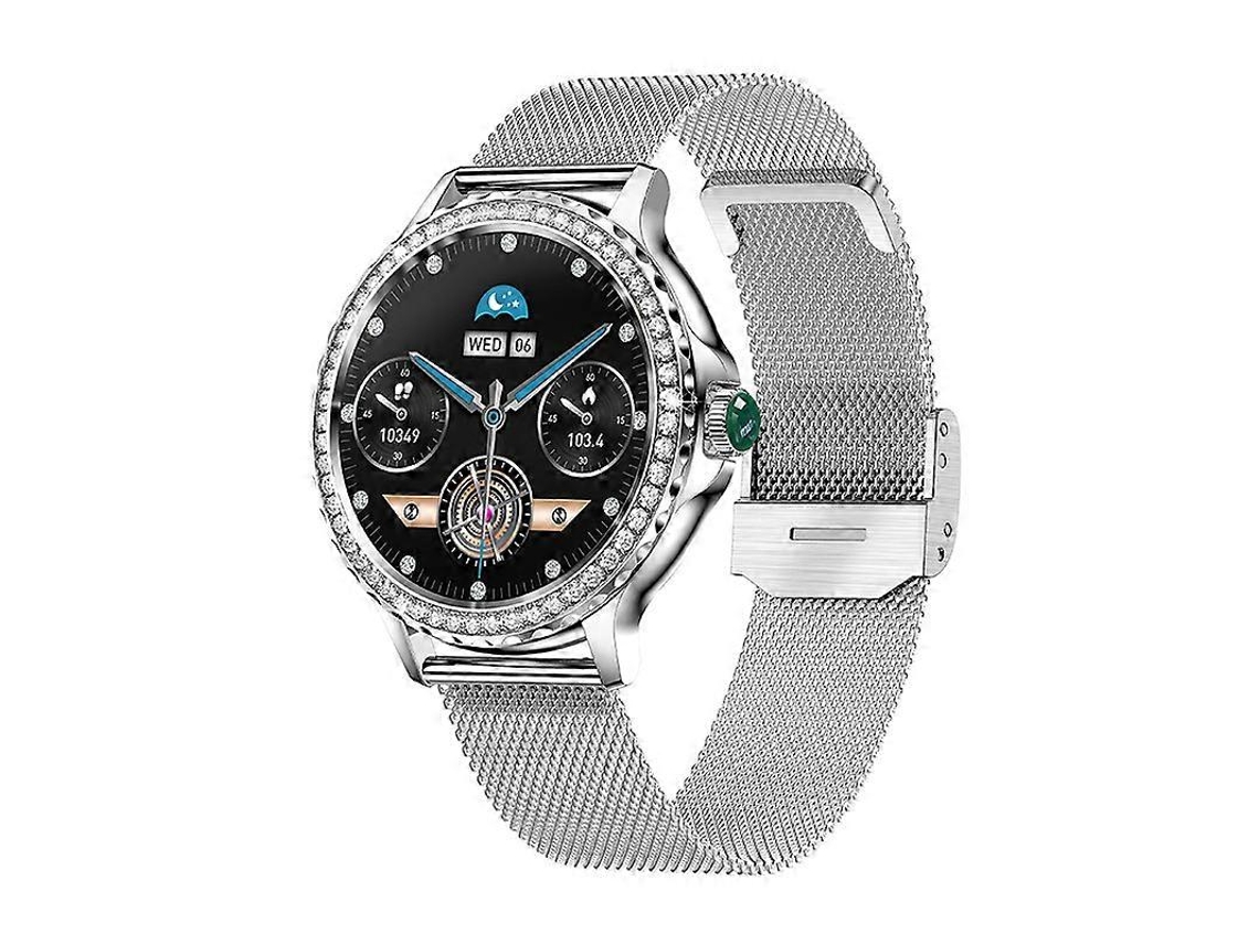 Reloj inteligente Nx19 para mujer con Bluetooth, llamadas, presión arterial, oxígeno en sangre, 100, deportivo, diamante, Smartwatch Ly Ebike