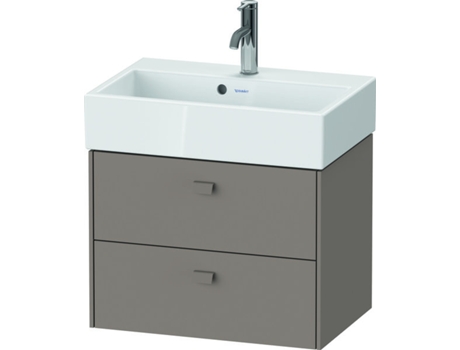 Mueble DURAVIT Brioso de baño de pared Compact 58,4 x 38,9 cm con 2 cajones incl. recorte de sifón y delantal para lavabo Vero Air 236860