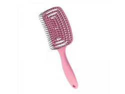 2 cepillos desenredantes de secado rápido, con ventilación para barberos, color rosa Rosewell