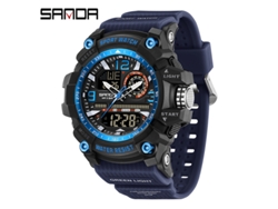Reloj Electrónico Despertador (azul), Multifuncional, Elegante, Luminoso, Resistente Al Agua Y A Los Golpes.