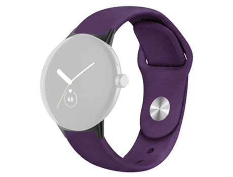 Correa de Silicona liberación rápida transpirable para Google Pixel Watch - púrpura oscuro