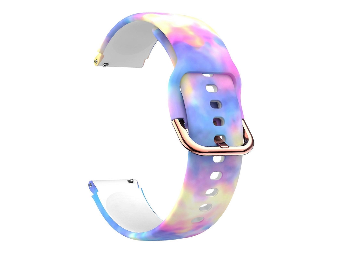 Pulsera de silicona con estampado de huella de pata blanca para Xiaomi Haylou LS01