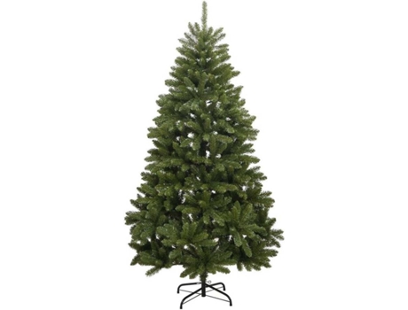 Árbol de Navidad artificial VIDAXL con bisagras y soporte verde (270 cm)