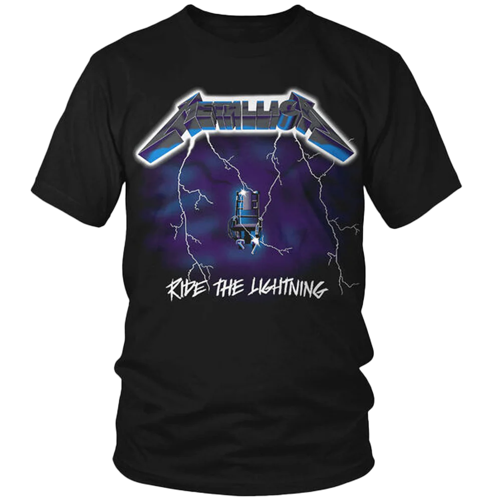 Metallica "ride The Lightning" T-shirt Unisex Rockinstone Size:xxl