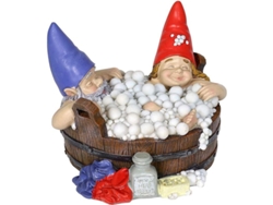 Estátua de Gnomo Decorativa para Jardim e Escritório - Kit de Decoração Divertido