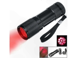 Dispositivo para la salud ocular de 670 nm con 9 diodos LED rojos para favorecer el bienestar.