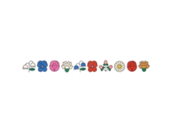200 Washi Stickers - Flores - Eye Candy