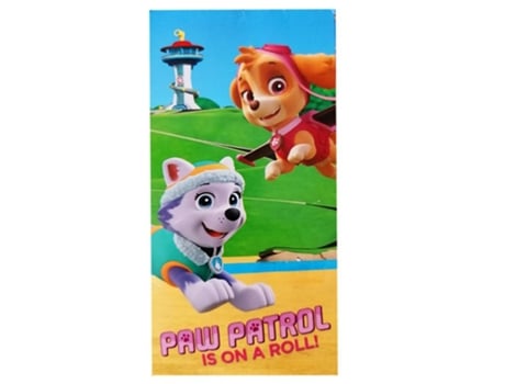 Toalla de Playa PAW PATROL Skye y Everest Algodón Niños (Multicolor - 70 x 140 cm)