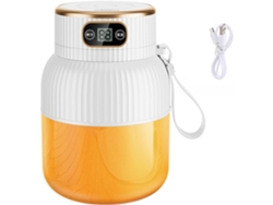 Licuadora/extractor de jugos recargable por USB con capacidad de 600 ml, ideal para preparar jugos y batidos. Mdug